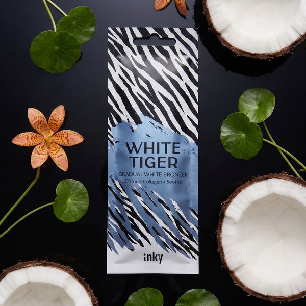 Inky White Tiger