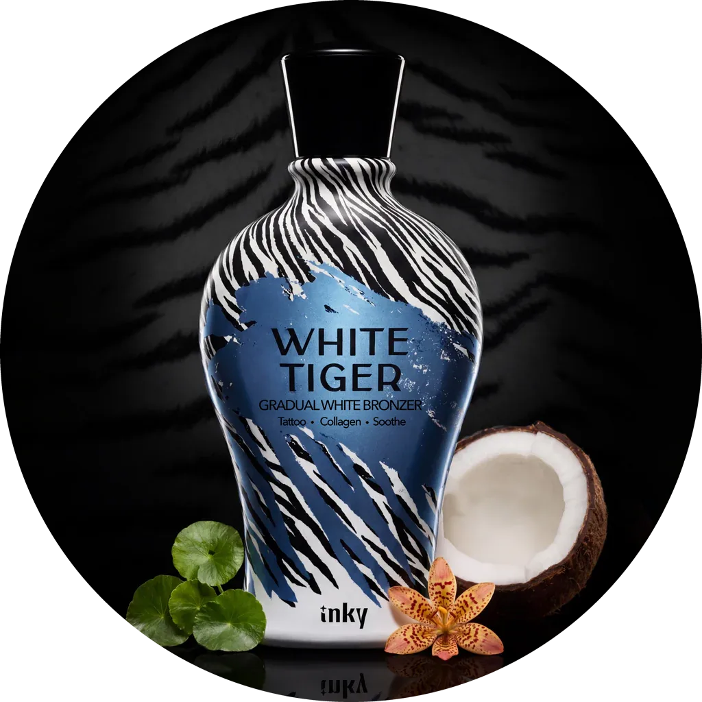 Inky White Tiger